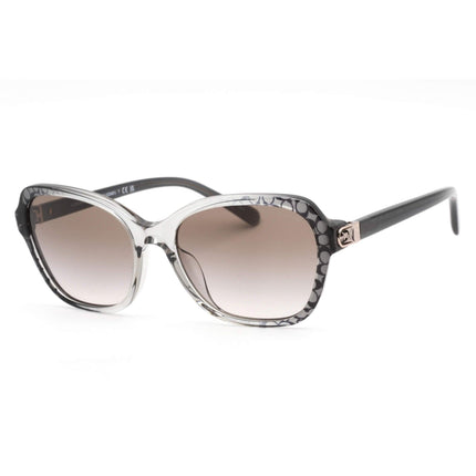 Coach Women's Sunglasses - Grey Gradient Butterfly Shape Plastic Frame 0HC8349U 57103B ,