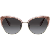 Coach Women's Sunglasses - Grey Gradient Lens Cat Eye Shape Frame | 0HC7110 55758G55 ,