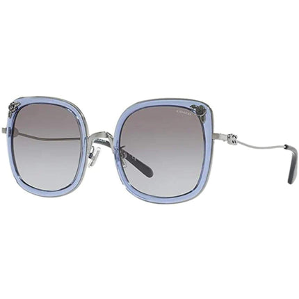 Coach Women's Sunglasses - Grey Gradient Lens Square Shape Frame | 0HC7101B 90041153 ,
