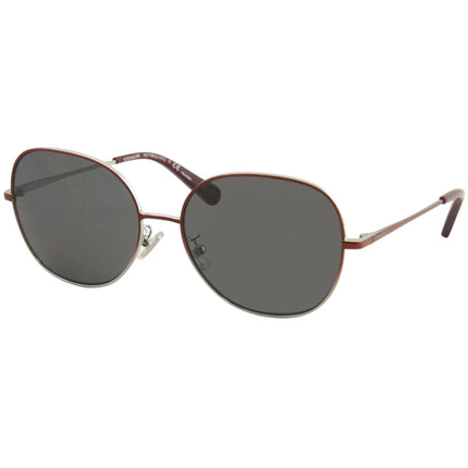 Coach Women's Sunglasses - Metal Frame Polarized Grey Lens | COACH 0HC7108 93418157 ,