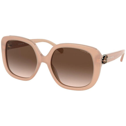 Coach Women's Sunglasses - Milky Beige Square Full Rim Frame | COACH 0HC8292 561113 ,
