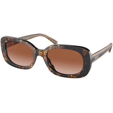 Coach Women's Sunglasses - Patterned Tortoise and Black Frame | 0HC8358F 57241356 ,