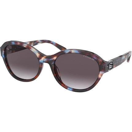 Coach Women's Sunglasses - Plastic Frame Gradient Blue Lens | COACH 0HC8293 56138G57 ,