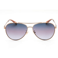 Coach Women's Sunglasses - Shiny Rose Gold Aviator Shaped Metal Frame 0HC7140 93318H ,