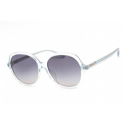 Coach Women's Sunglasses - Transparent Faded Blue Plastic Round | 0HC8360U 573735 ,