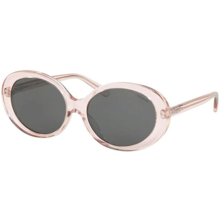 Coach Women's Sunglasses - Transparent Pink Plastic Oval | COACH 0HC8270U 55568755 ,