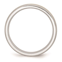 Cobalt 14k Gold Inlay Satin 6mm Band ,