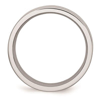 Cobalt Flat Polished 7mm Band ,
