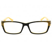 Coco Song Women's Eyeglasses - Black and Feather Print Yellow Frame | CV080 01-09 ,