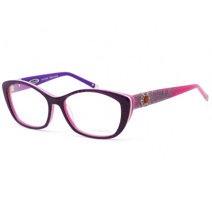 Coco Song Women's Eyeglasses - Full Rim Purple/Violet Plastic Frame | CV089 03-09 ,