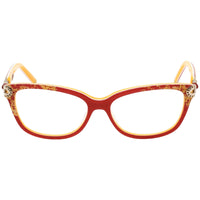 Coco Song Women's Eyeglasses - Full Rim Red and Orange Plastic Frame | CV092 04-09 ,
