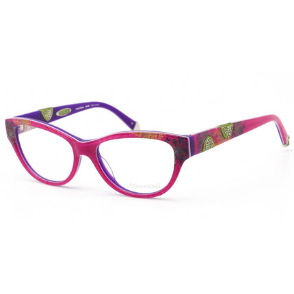 Coco Song Women's Eyeglasses - Pink and Purple Cat Eye Plastic Frame | CV085 02-09 ,