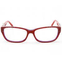 Coco Song Women's Eyeglasses - Red/Violet Rectangular Plastic Frame | CV109 01-09 ,
