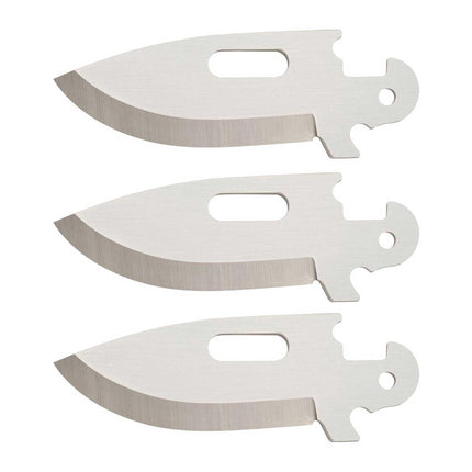 Cold Steel Blades - Click N Cut 2.5 inch Drop Point Steel, Pack of 3 | (CS40AP3A) ,