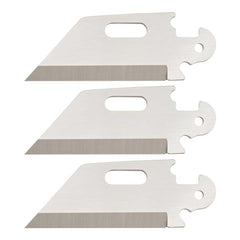 Cold Steel Blades - Click N Cut 2.5 inch Utility Plain Edge, Pack of 3 | (CS40AP3B)