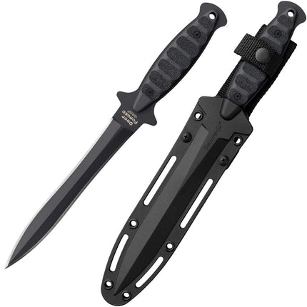 Cold Steel Dagger Knife - Drop Forged Wasp Double-Edged Blade Black Handle | CS36MCD ,