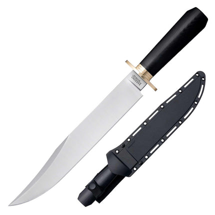 Cold Steel Fixed Knife - Clip Point Blade Black Linen Micarta Handle | CS39LME4 ,