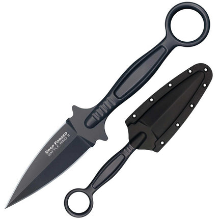 Cold Steel Fixed Knife - Drop Forged Battle Ring 2 Sharp Spear Point Blade | CS36MF ,