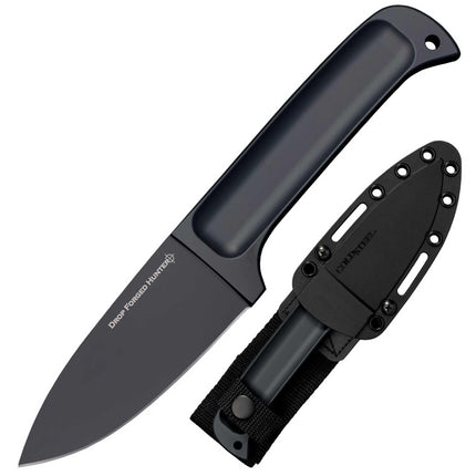 Cold Steel Fixed Knife - Drop Forged Hunter Drop Point Blade Black Handle | CS36MG ,