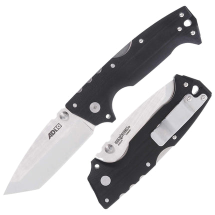 Cold Steel Folding Knife - AD-10 Tanto Point Steel Blade with Tri-Ad Lock | CS28DE ,