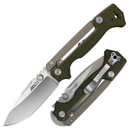 Cold Steel Folding Knife - AD-15 Drop Point S35VN Blade with Scorpion Lock | CS58SQ ,