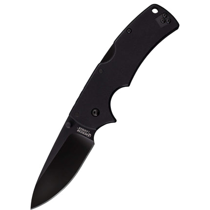 Cold Steel Folding Knife - American Lawman Black G-10 Handle, 8-1/8 inch | CS58B ,