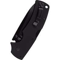 Cold Steel Folding Knife - American Lawman Black G-10 Handle, 8-1/8 inch | CS58B ,