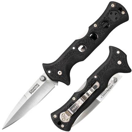 Cold Steel Folding Knife - Counter Point II Spear Point Blade Black Handle | CS10AC ,