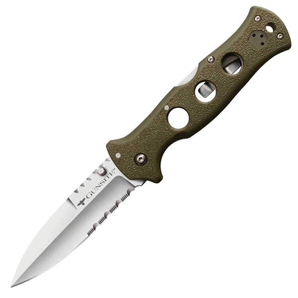 Cold Steel Folding Knife - Gunsite Counter Point I Spear Point Blade | CS10ABV1 ,