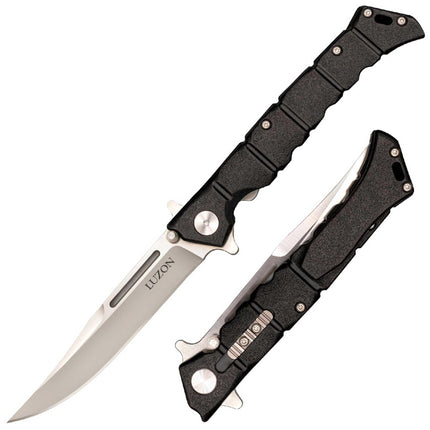 Cold Steel Folding Knife - Luzon Steel Blade Black GFN Handle Medium, 9 inch | CS20NQL ,