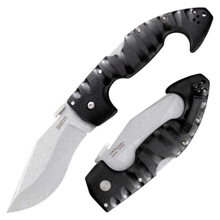 Cold Steel Folding Knife - Spartan Clip Point Steel Blade with Tri-Ad lock | CS21ST ,