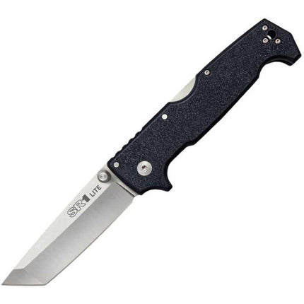 Cold Steel Folding Knife - SR1 Lite Tanto Point Blade Black Griv-Ex Handle | CS62K1A ,