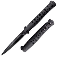 Cold Steel Folding Knife - Ti-Lite 6 inch Steel Blade with Spring Leaf Lock | CS26C6 ,