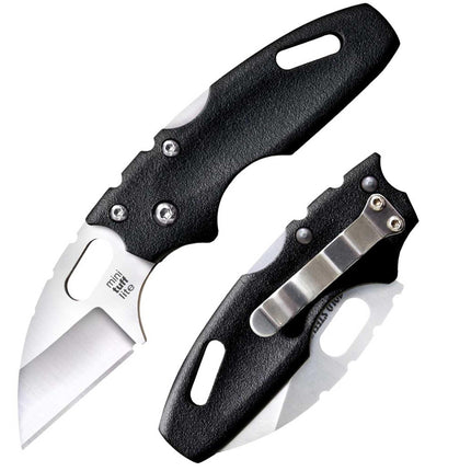 Cold Steel Folding Knife - Tuff Lite Plain Edge Black Griv-Ex Handle, 5 inch | CS20MT ,
