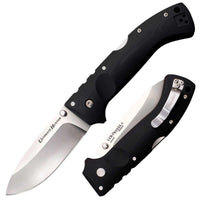 Cold Steel Folding Knife - Ultimate Hunter Drop Point Blade Black G10 Handle | CS30U ,