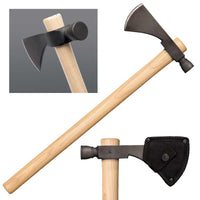 Cold Steel Hawk - American Black Steel Blade Hickory Handle Pipe, 22 inch | CS90PHH ,