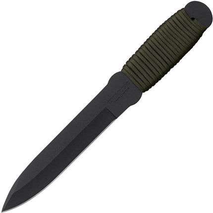 Cold Steel Knife - Black Carbon Steel Blade True Flight Thrower, 12 inch | CS80TFTC ,