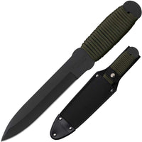 Cold Steel Knife - Black Carbon Steel Blade True Flight Thrower, 12 inch | CS80TFTC ,