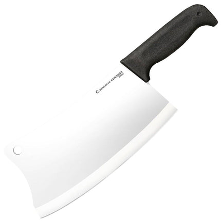 Cold Steel Knife - Commercial Series Black Handle Cleaver Steel Blade | CS20VCLEZ ,