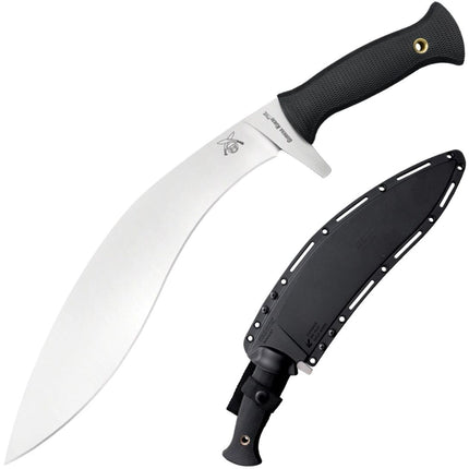 Cold Steel Knife - Gurkha Kukri Plain Edge Steel Blade Black Kray Ex Handle | CS35GKP ,