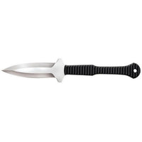 Cold Steel Knife - Hide Out Black Kray-Ex Handle Steel Blade Fixed, 6.5 inch | CS49NDE ,