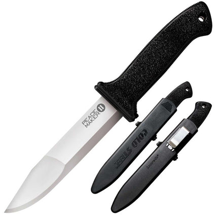 Cold Steel Knife - Peace Maker II Black Kray-Ex Handle Fixed, 10-1/4 inch | CS20PBL ,