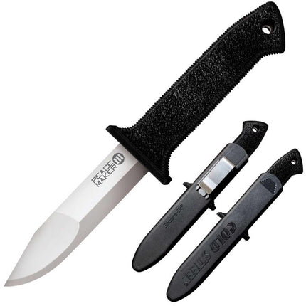 Cold Steel Knife - Peace Maker III Black Kray-Ex Handle Fixed, 8-1/2 inch | CS20PBS ,