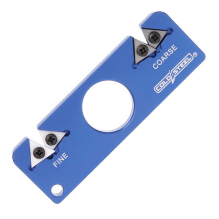 Cold Steel Knife Sharpener - Anodized Aluminum Compact Dual Edge Pocket | CSKS-21CC ,