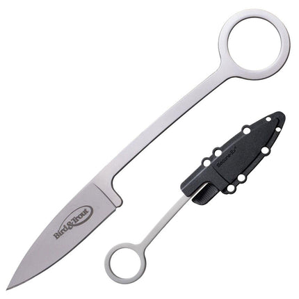 Cold Steel Knife - Skeleton Sheath Bead Blast Steel Blade Bird and Trout | CS20BTJ ,