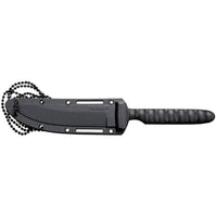 Cold Steel Knife - Spike Black Griv-Ex Handle Plain Edge Fixed Tanto Blade | CS53NCT ,
