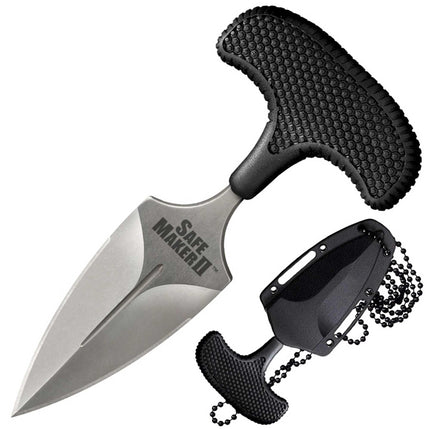 Cold Steel Push Knife - Safe Maker II Spear Point Blade Kray-Ex Handle | CS12DCST ,