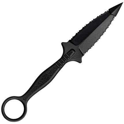 Cold Steel Ring Dagger - Fgx Rip Serrated Edge Blade Black Griv-Ex Handle | CS92FR ,