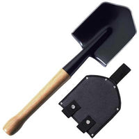 Cold Steel Shovel - Carbon Steel Blade Hardwood Handle Flat Blade Spetsnaz | CS92SFS ,