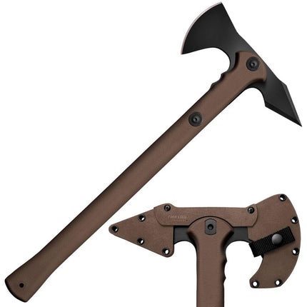 Cold Steel Trench Hawk - Carbon Steel Blade Flat Dark Earth Handle, 19 inch | CS90PTHF ,